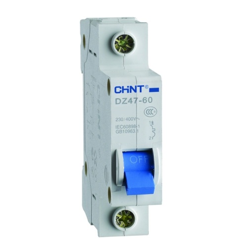 Автоматический выключатель DZ47-60 1P 10A 4.5kA х-ка C (CHINT) | код 187958| CHINT