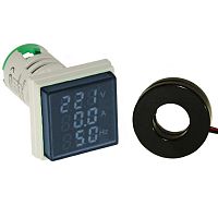Цифровой LED вольтметр, ампермерметр, частотомер переменного тока RUICHI DMS-304 | код 110535 | Ruichi