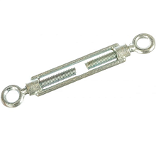 Талреп DIN1480 М16 крюк-крюк оцинкованный | код DIN1480-М16-HH | Крепдил