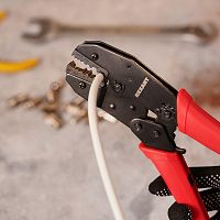 Кримпер для обжима F и BNC разъемов RG-59, RG-58, RG-62, RG-174, F.O. | код 12-3213 | REXANT