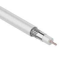 Кабель коаксиальный PROconnect RG-59U, 75 Ом, CCS/Al/Al, 48%, бухта 100 м, белый | код 01-2621 | PROCONNECT