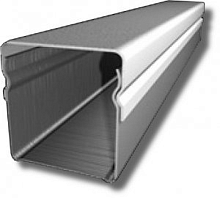 Кабель-канал металлический оцинкованный (ККМО 15х15) поставляется с крышкой белого цвета, 80м (ККМО15х15) | код Н0000000564 | Гефест