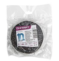 Изолента ХБ 20мм (рул.10м) OIT-H20-10/BL 125г | Код. 61153 | ОНЛАЙТ