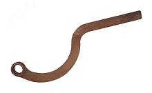 Ключ накидной серповидный 36 омедненный | код 127079 | КЗСМИ