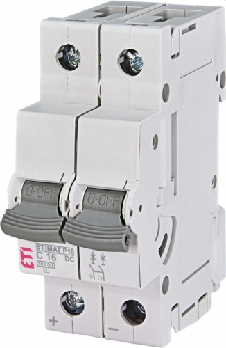 Авт. выключатель ETIMAT P10-DC 2p C63 | код 1903236 | ETI Авт. выключатель ETIMAT P10-DC 2p C63 | код 1903236 | ETI