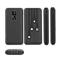 Устройство зарядное портативное Power Bank (аккумуляторная батарея) 10000мА.ч черн. Rexant 30-2038