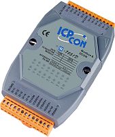 M-7051D-G CR 16-ch Isolated (Dry, Wet) DI Module with LED Indicators, using DCON and Modbus Protocols (Gray Cover) (RoHS) | код 00-01169644 | ICP DAS