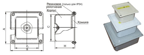 Коробка У-994М грунт без уплотнителя (У994МУ3) | код 379 | Завод ЭМИ Красноярск