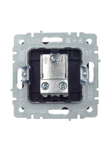 BRITE Розетка TV проходная РТВ10-0-БрШ шампань | код BR-A10-P-K37 | IEK фото 4