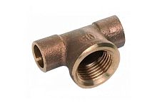 Тройник бронза пайка 22 х 3/4'x22 ВР, модель 4130g (141302234) | код RG008TBBGOO9EU | Sanha