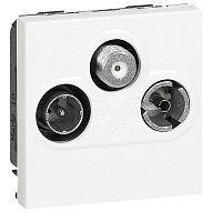 Розетка телевизионная TV/FM/SAT Mosaic механизм | код 78786 | Legrand