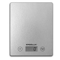 Весы кухонные ELX-SK02-С03 до 5кг 195х142мм сер. | код 13600 | Ergolux