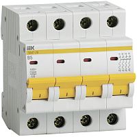 Автоматический выключатель ВА47-29 4Р 5А 4,5кА В | код MVA20-4-005-B | IEK 