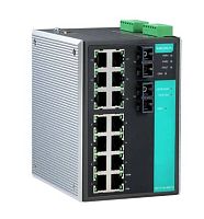 Коммутатор EDS-516A-MM-SC-T Ethernet switch 14 10/100 BaseTx, 2 100 BaseFx multi mode, SC, t:-40~+75 | код 00-06002027 | MOXA