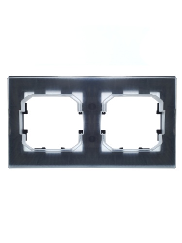 BRITE Рамка 2-местная IP44 РУ-2-БрМ-44 маренго | код BR-M22-44-K35 | IEK фото 3