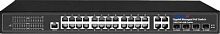 Коммутатор Trassir TR-NS24284C-400-24PoE (L2) 24x1Гбит/с 4xКомбо(1000BASE-T/SFP) 24PoE 400W управляемый | код 2026576 | TRASSIR