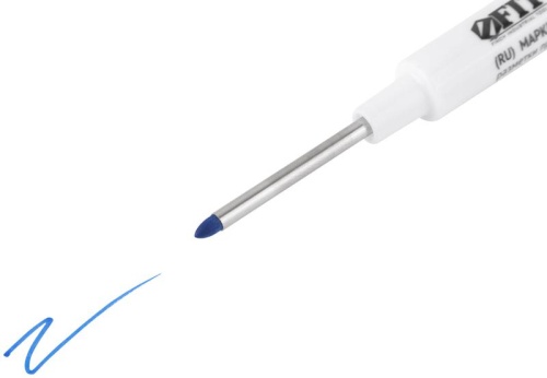 Маркер строительный двусторонний красный | код 4343 | FIT фото 4 Маркер строительный двусторонний красный | код 4343 | FIT фото 4