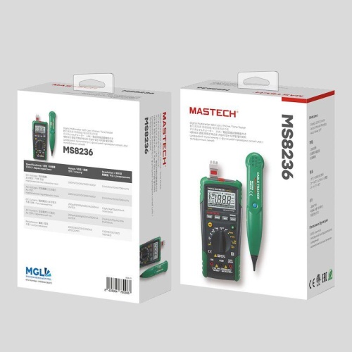 Мультиметр-трассоискатель профессиональный MS8236, REXANT | код 13-1223 | MASTECH