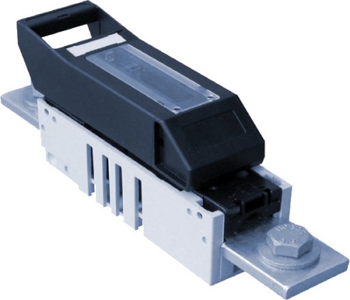 Разъединитель HVL00 80V DC 800A 1P (M8-M8, фронт.подкл., под боёк) | код 001692660 | ETI