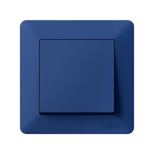 ATLASDESIGN AIR 1-постовая РАМКА, АКВАМАРИН/дымчатый черный | код ATN221101 | Systeme Electric фото 2