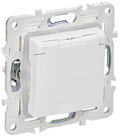 SKANDY Роз. з/к/ш кр. 16А IP44 SK-R11W арк. бел. IEK | код SK-R16-16-44-K01 | IEK