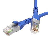 Патч-корд экранированный CAT6 F/UTP 4х2, LSZH, синий, 5.0м | код RN6FU4550BL | DKC