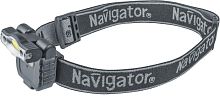 Фонарь аккумуляторный налобный 93 190 NPT-H27-ACCU 1COB LED 3Вт 1 режим аккум. Li-pol 0.5А.ч | код. 93190 | NAVIGATOR