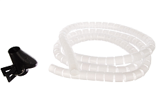 Рукав пластиковый спиральный для кабеля 25мм (2 м) и инструмент ST-25 | код 18177 | Hyperline ( 1компл )