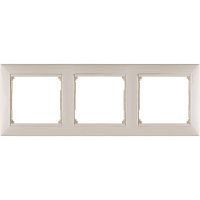Рамка 3 поста VALENA CLASSIC, слоновая кость | код. 774353 | Legrand