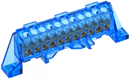 TEKFOR Шина N ноль в комб. изол. Стойка 6х9-11-С IEK | код TF-NN10-11-DP-K07 | IEK