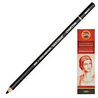 Карандаш угольный KOH-I-NOOR, 1 шт., Gioconda , корпус черный, средняя твердость, 3,8 мм, 8810002001KS | код 181067 | KOH-I-NOOR