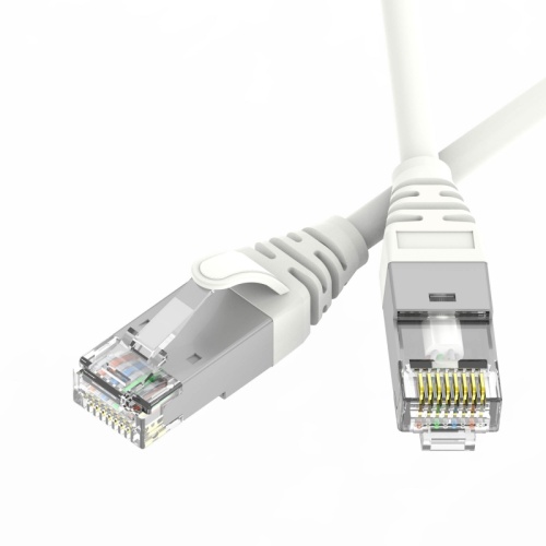 Патч-корд экранированный Ultra SLIM CAT6A S/FTP 4х2, 30 AWG, LSZH, белый, 0,3м | код RN6ASF4503WH-30 | DKC