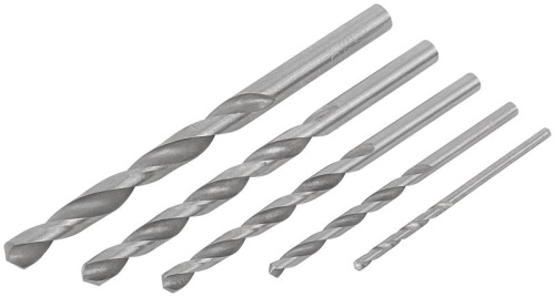 Набор сверл по металлу HSS, угол заточки 118град, в блистере, 5 шт. (2-3-4-5-6мм) | код 35605М | FIT фото 2