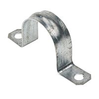 Скоба металлическая двухлапковая d 38-40мм. (50шт.) | код. sm-2-38-40 | EKF