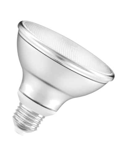 Лампа светодиодная LED 10W Е27 (замена 75Вт),дим,36°,теплый белый свет, PARATHOM,PAR30 | код 4058075264304 | LEDVANCE