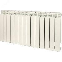 Радиатор алюминиевый секционный 500/80/14 боковое подключение | код SRA-0110-050014 | STOUT