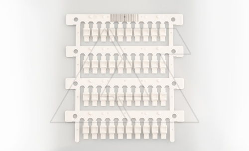 Маркировка проводника SerieFLAT MG-TPMF 42092B для держателя PMF, поле 4x15mm, PVC, белая (набор 80 элементов) | код 4101302 | Cembre Маркировка проводника SerieFLAT MG-TPMF 42092B для держателя PMF, поле 4x15mm, PVC, белая (набор 80 элементов) | код 4101302 | Cembre