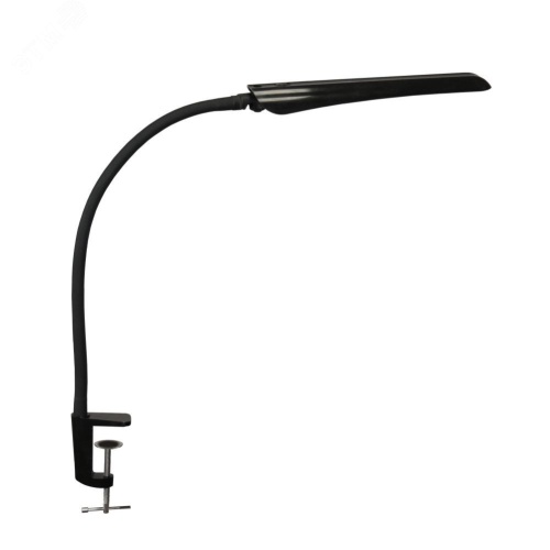 Светильник Гермес СШ ( светодиодный, на струбцине) 8Вт, сенсорный выкл., черный | код 60 | Трансвит