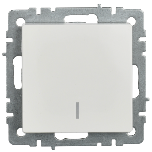 BRITE Выключатель 1-клавишный с индикацией 10А ВС10-1-1-БрБ белый | код BR-V10-1-10-K01 | IEK фото 5