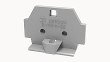 D-WS4-DB-01P-11-00Z(H) Заглушка торцевая (с проуш. крепл.), для клеммных блоков WS4-DB/ WS4T-DB, серый | код 11060000116 | DEGSON