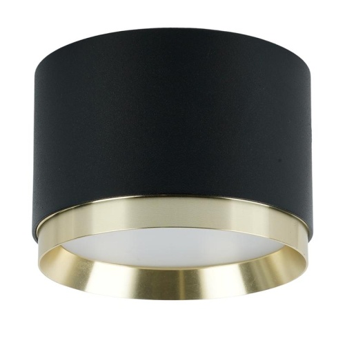 Светильник потолочный 12Вт 230В GX53 черн. + зол. HL459 FERON 52021