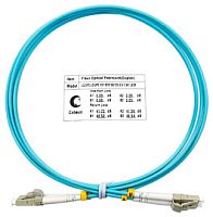 Cabeus FOP-50-LC-LC-20m Шнур оптический duplex LC-LC 50/125 mm OM3 20м LSZH | код 8468c | Cabeus