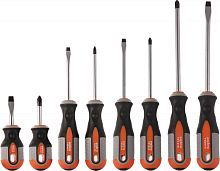 975008 Набор отверток стержневых ROUND GRIP, 8 предметов | код 975008| Ombra