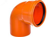 Отвод наружной канализации 110х30 град. двухрастр бный | код 228075 | Ostendorf