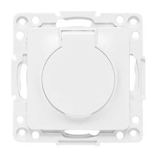 Стокгольм Механизм Розетки 1-местной с/з 16А белый с крышкой и защ, штор, IP44 PROxima | код EYR16-028-10-44 | EKF фото 2 Стокгольм Механизм Розетки 1-местной с/з 16А белый с крышкой и защ, штор, IP44 PROxima | код EYR16-028-10-44 | EKF фото 2