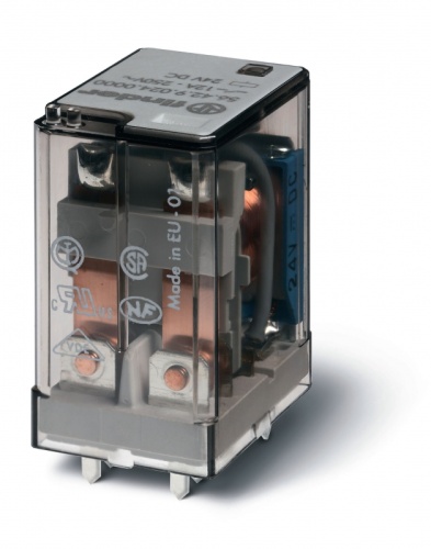 Миниатюрное силовое электромеханическое реле, монтаж на печатную плату, 2CO 12A, контакты AgSnO2, катушка 230В AC, степень защиты RTI, опции: нет | код 564282304000 | FINDER Миниатюрное силовое электромеханическое реле, монтаж на печатную плату, 2CO 12A, контакты AgSnO2, катушка 230В AC, степень защиты RTI, опции: нет | код 564282304000 | FINDER