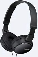 Гарнитура накладные Sony MDR-ZX110AP 1.2м черный проводные оголовье | код 1933898 | SONY