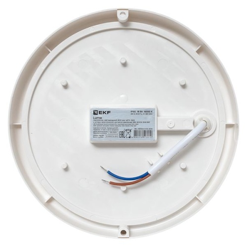 Светильник светодиодный ЖКХ ДПО-1200 18Вт 4000К IP65 круг с оптико-акустическим датчиком движения | код BKL-1200DA-R-18-4000 | EKF фото 4 Светильник светодиодный ЖКХ ДПО-1200 18Вт 4000К IP65 круг с оптико-акустическим датчиком движения | код BKL-1200DA-R-18-4000 | EKF фото 4