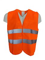 Жилет сигнальный 2 СОП ''СПРУТ'' флуоресцентный оранжевый размер XL 104-108 | код 100484 | Эталон-Спецодежда