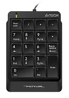 Числовой блок A4Tech Fstyler FK13P черный USB slim для ноутбука (FK13P BLACK) | код 1359931 | A4TECH
